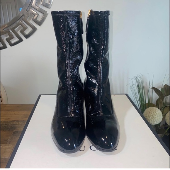 Gucci Black Printyl Boots - Picture 4 of 6